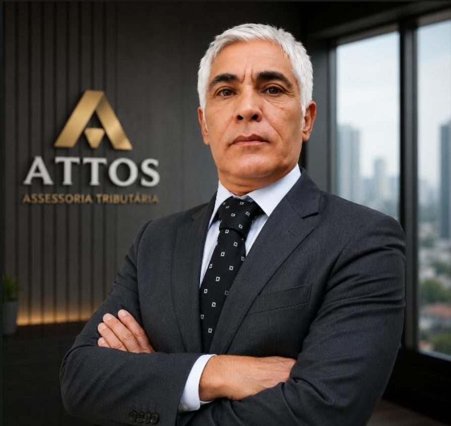 Profissional da ATTOS Assessoria Tributária em ambiente corporativo